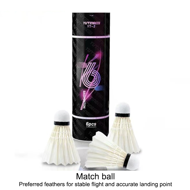 ลูกขนไก่แบดมินตันขนห่านสีขาว 3 - Badminton Shuttlecock บทวิจารณ์และราคา