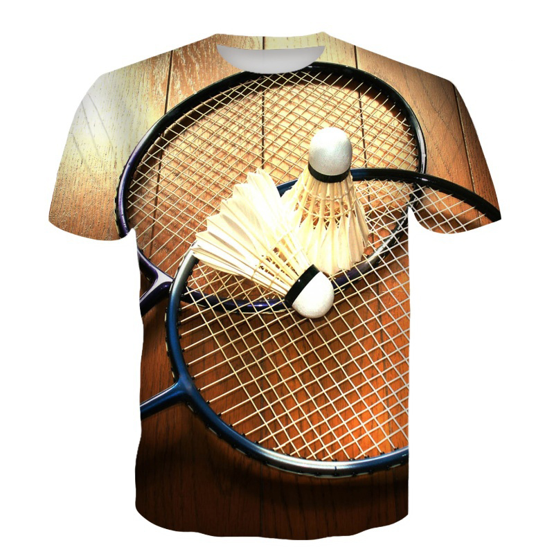 เสื้อยืดแบดมินตัน ลายลูกขนไก่  - Badminton Shuttlecock บทวิจารณ์และราคา