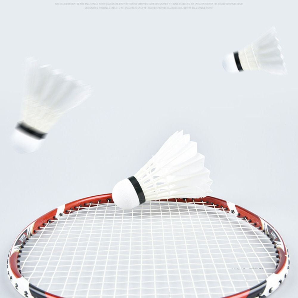 3/6/12 ชิ้น ลูกแบดมินตันสีขาวแ - Feather Shuttlecock บทวิจารณ์และราคา